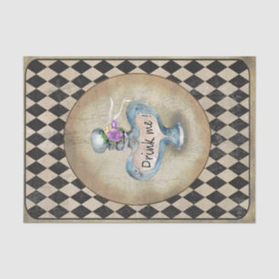 Papier Mousseline Alice au pays des merveilles "Buvez-moi" Tissus Pa