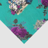 Papier Mousseline Alice au pays des merveilles Cartes et découpage d (Détail)