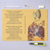 Papier Mousseline Alice au pays des merveilles Chanson de soupe à la (Artisanat)