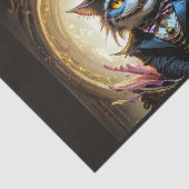 Papier Mousseline Alice au pays des merveilles : Cheshire Chat avec  (Détail)