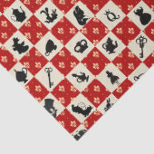 Papier Mousseline Alice au pays des merveilles Conception 12 (Détail)