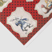 Papier Mousseline Alice au pays des merveilles Conception 5 (Détail)