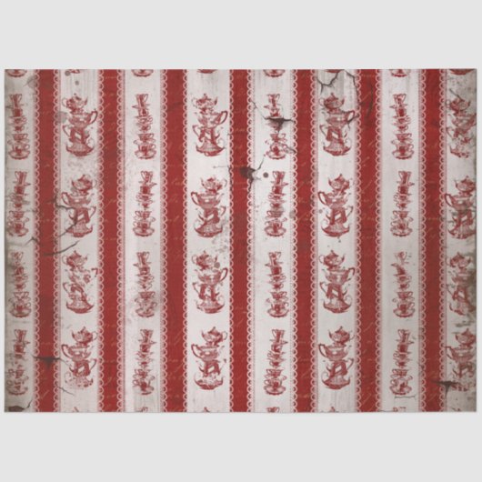 Papier Mousseline Alice au pays des merveilles Conception 7 (Recto)