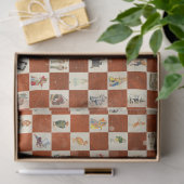 Papier Mousseline Alice au pays des merveilles Conception 8 (Cadeau)