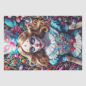 Papier Mousseline Alice au pays des merveilles Découpage (Recto)