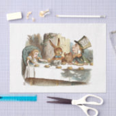 Papier Mousseline Alice au pays des merveilles Découpage Découpage V (Artisanat)