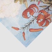 Papier Mousseline Alice au pays des merveilles - Découpage du jardin (Détail)