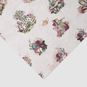 Papier Mousseline Alice au pays des merveilles Découpage Motif Vinta (Détail)