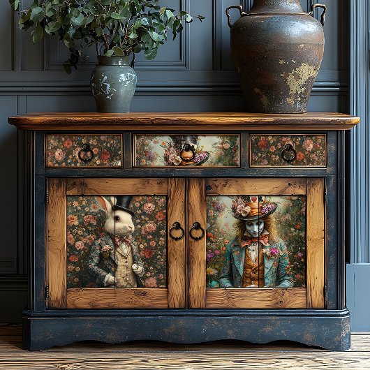 Papier Mousseline Alice au pays des merveilles La haine