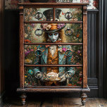 Papier Mousseline Alice au pays des merveilles La haine<br><div class="desc">Storybook orange et bleu Victorian Floral Mad Hatter Motif Tissue Paper | alice au décor mariage du pays des merveilles. Papier de tissu Mad Hatter de style victorien dans les tons rose et vert doux avec des fleurs de chinoiserie et des illustrations détaillées de livres d'histoires. Inspiré par Alice in...</div>