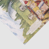 Papier Mousseline Alice au pays des merveilles La Reine des Coeurs D (Détail)