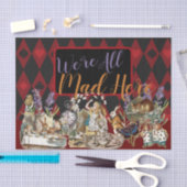 Papier Mousseline Alice au pays des merveilles Mad Cheshire Chat (Artisanat)