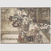 Papier Mousseline Alice au pays des merveilles par Arthur Rackham (Recto)