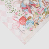 Papier Mousseline Alice Aventures dans Woderland Anniversaire Tea Pa (Détail)