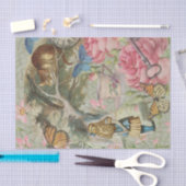 Papier Mousseline Alice Cheshire Chat Wonderland Tree Garden (Artisanat)