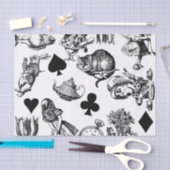 Papier Mousseline Alice classique au pays des merveilles Caractères  (Artisanat)