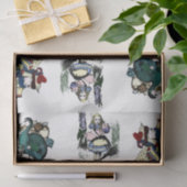 Papier Mousseline Alice classique au pays des merveilles Cheshire Ca (Cadeau)