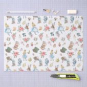 Papier Mousseline Alice dans l'Onederland Theme Tissus Papier (Artisanat)