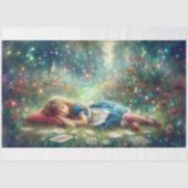 Papier Mousseline Alice Dormir Dans Le Découpage De Forêt Enchantée (Recto)