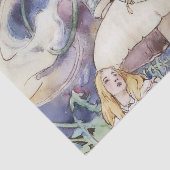 Papier Mousseline "Alice et la Caterpillar" par Alice B Woodward (Détail)