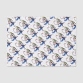 Papier Mousseline Alice et Pink Flamingo (Recto)