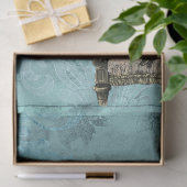 Papier Mousseline Alice in Wonderland Chaise et Kitten Blue Craft (Cadeau)