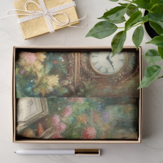 Papier Mousseline Alice in Wonderland Fairytale Tea Party Decoupage (Cadeau)