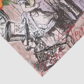 Papier Mousseline Alice rideau absurde merveilleuse (Détail)