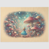 Papier Mousseline Alice’s Mystical Forest Path Decoupage (Recto)