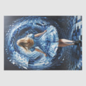 Papier Mousseline Alice Through the Portal Decoupage (Recto)