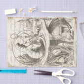 Papier Mousseline Alice vintage au pays des merveilles (Artisanat)