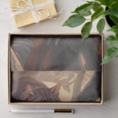 Papier Mousseline Alice vintage et Cheshire Cat (Cadeau)