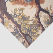 Papier Mousseline Alice Whimsical classique et Cheshire Cat (Détail)