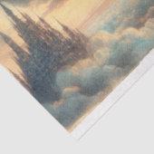 Papier Mousseline Alice's Ascent To Enchanted Castle Decoupage (Détail)