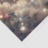 Papier Mousseline Alice's Whimsical Castle In The Clouds Decoupage (Détail)