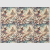 Papier Mousseline Alice's Whimsical Castle Quest Decoupage (Recto)