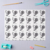 Papier Mousseline Alien gris, la vérité est là (Artisanat)