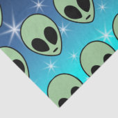 Papier Mousseline Alien vert (Détail)