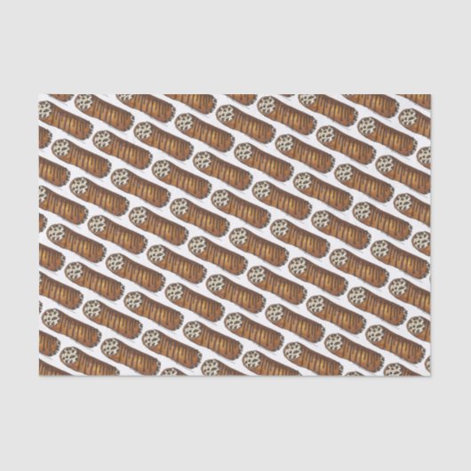 Papier Mousseline Alimentation italienne Pâtisserie Chocolat Chip Ca (Recto)