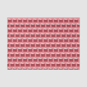 Papier Mousseline Alimentation Sud Rouge Velvet Couche de gâteau Bou