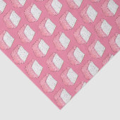 Papier Mousseline Aliments Angel rose Éponge Gâteau Tranches Cuisson (Détail)