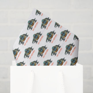 Papier Mousseline Alligator - Allez les Gators