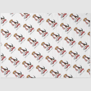 Papier Mousseline Allons-y ! (marche) Chien Beagle (tri couleur 3) M