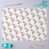 Papier Mousseline Allons-y ! Yellow Labrador Retriever - mignon chie (Artisanat)