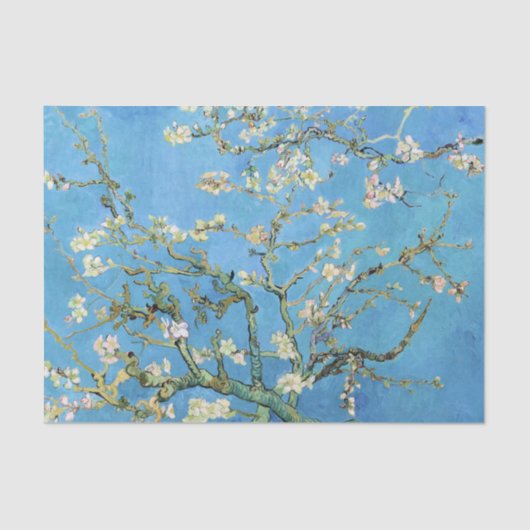 Papier Mousseline Almond Blossom Vincent Van Gogh (Recto)