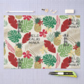 Papier Mousseline ALO-HO-HO-HA-HA Hawaiian Tropical Holiday Wrapper (Artisanat)