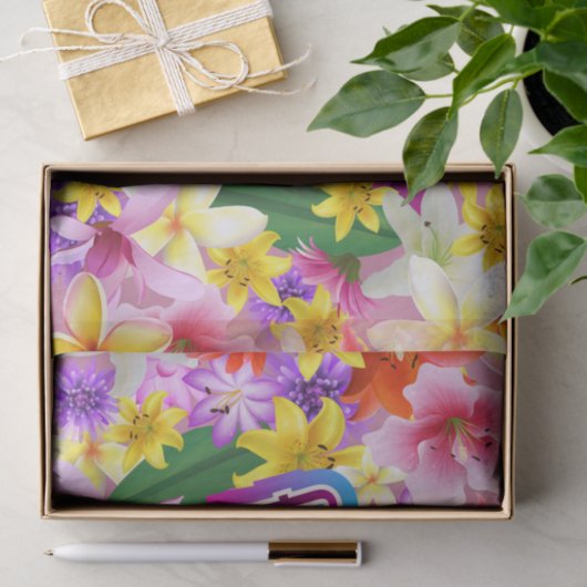 Papier Mousseline Aloha ! (Cadeau)