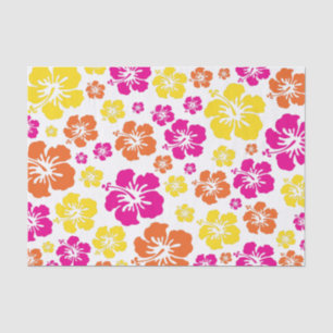 Papier Mousseline Aloha Cute Hawaiian 1er Anniversaire Thème de fête