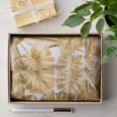 Papier Mousseline Aloha feuille tropical de Monstera de parties (Cadeau)