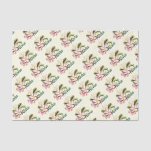 Papier Mousseline Aloha Plumeria